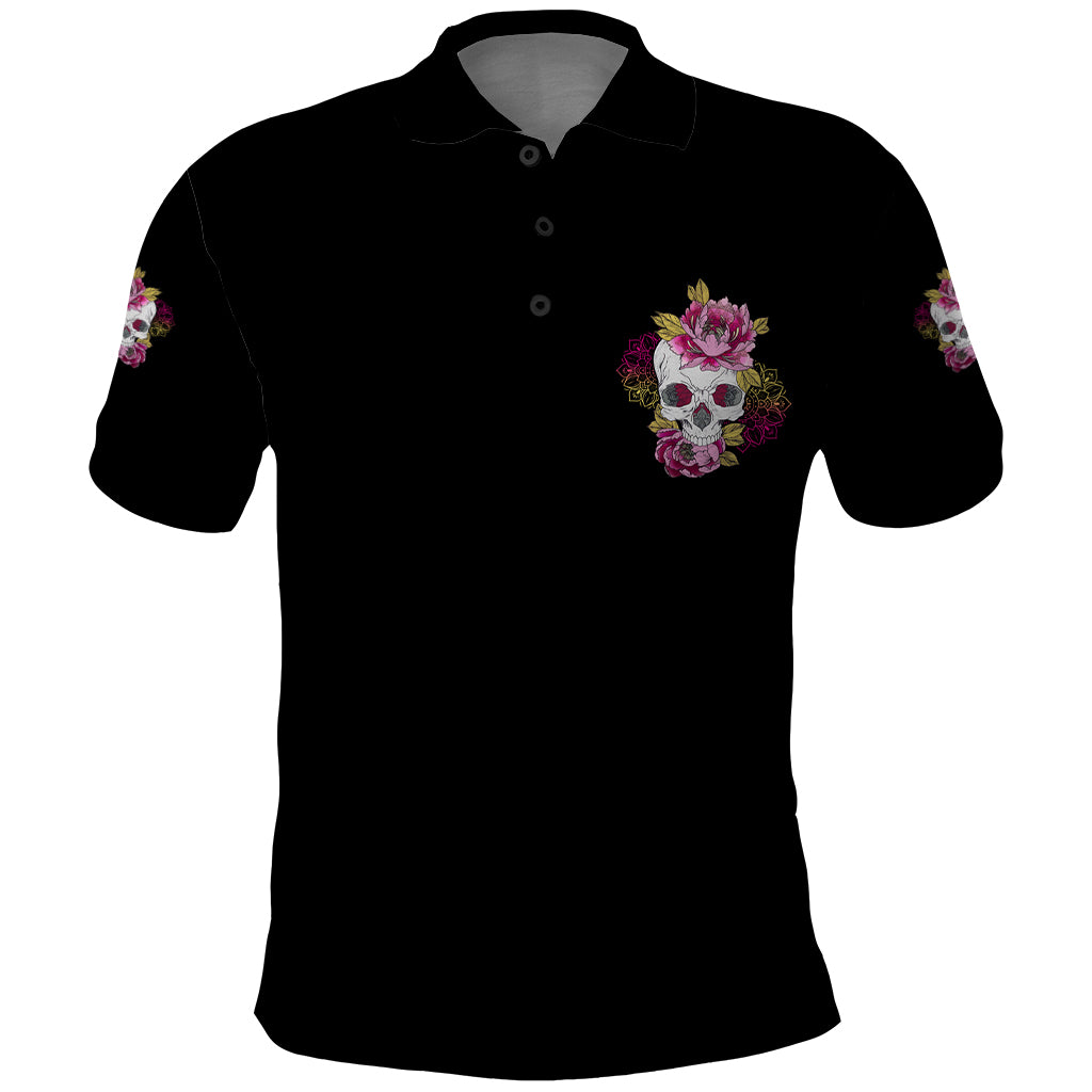 Warning This Tattooed Girl Polo Shirt - Wonder Print Shop