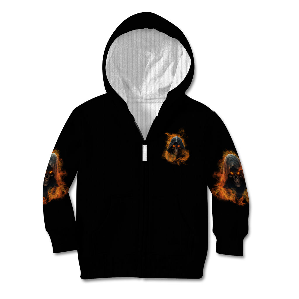 I Am The Storm Grumpy Old Man Kid Hoodie - Wonder Print Shop