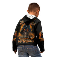 I Am The Storm Grumpy Old Man Kid Hoodie - Wonder Print Shop