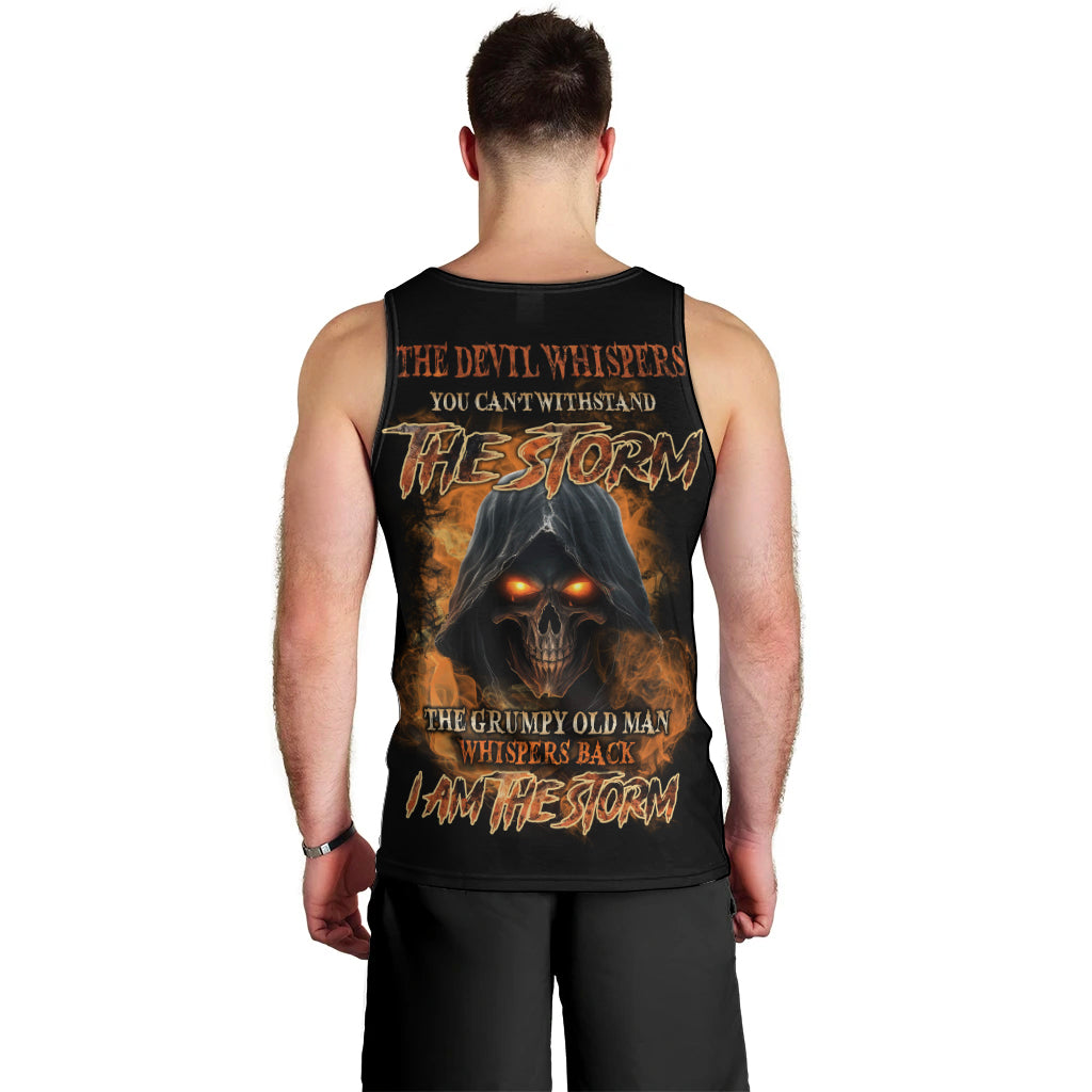 I Am The Storm Grumpy Old Man Men Tank Top - Wonder Print Shop