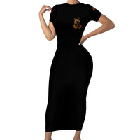 I Am The Storm Grumpy Old Man Short Sleeve Bodycon Dress - Wonder Print Shop
