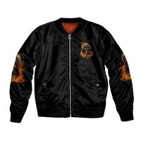 I Am The Storm Grumpy Old Man Sleeve Zip Bomber Jacket - Wonder Print Shop