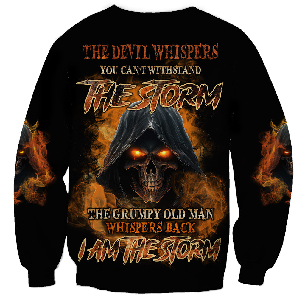 I Am The Storm Grumpy Old Man Sweatshirt - Wonder Print Shop