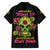 Warning This Tattooed Girl Flower Sugar Skull Family Matching Summer Maxi Dress and Hawaiian Shirt - Wonder Print Shop