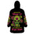 Warning This Tattooed Girl Flower Sugar Skull Wearable Blanket Hoodie - Wonder Print Shop