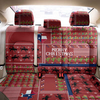 Texas Map Merry Christmas Back Car Seat Cover Xmas Holiday Patterns - Wonder Print Shop
