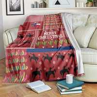 Texas Map Merry Christmas Blanket Xmas Holiday Patterns - Wonder Print Shop