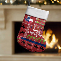 Texas Map Merry Christmas Stocking Xmas Holiday Patterns - Wonder Print Shop