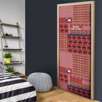 Texas Map Merry Christmas Door Cover Xmas Holiday Patterns - Wonder Print Shop