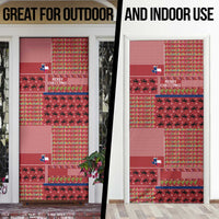 Texas Map Merry Christmas Door Cover Xmas Holiday Patterns - Wonder Print Shop