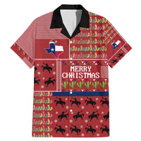 Texas Map Merry Christmas Family Matching Mermaid Dress and Hawaiian Shirt Xmas Holiday Patterns - Wonder Print Shop