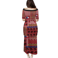 Texas Map Merry Christmas Family Matching Puletasi and Hawaiian Shirt Xmas Holiday Patterns - Wonder Print Shop