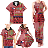 Texas Map Merry Christmas Family Matching Tank Maxi Dress and Hawaiian Shirt Xmas Holiday Patterns - Wonder Print Shop