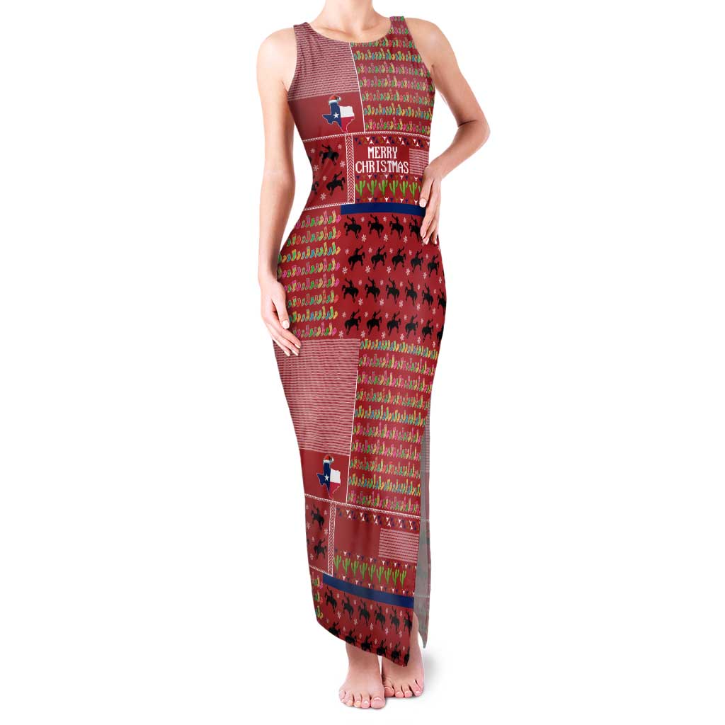 Texas Map Merry Christmas Family Matching Tank Maxi Dress and Hawaiian Shirt Xmas Holiday Patterns - Wonder Print Shop