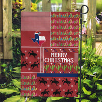 Texas Map Merry Christmas Garden Flag Xmas Holiday Patterns - Wonder Print Shop