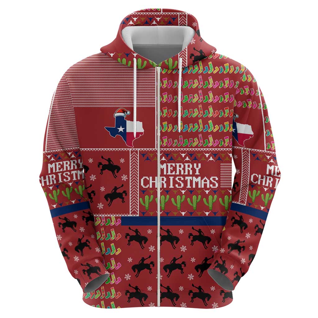 Texas Map Merry Christmas Hoodie Xmas Holiday Patterns - Wonder Print Shop