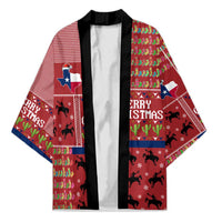 Texas Map Merry Christmas Kimono Xmas Holiday Patterns - Wonder Print Shop