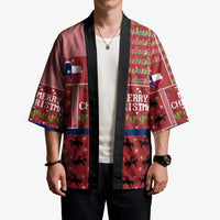 Texas Map Merry Christmas Kimono Xmas Holiday Patterns - Wonder Print Shop