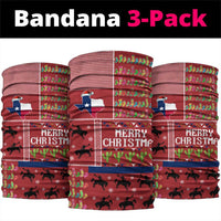 Texas Map Merry Christmas Neck Gaiter Xmas Holiday Patterns - Wonder Print Shop