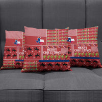 Texas Map Merry Christmas Pillow Cover Xmas Holiday Patterns - Wonder Print Shop