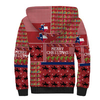 Texas Map Merry Christmas Sherpa Hoodie Xmas Holiday Patterns - Wonder Print Shop