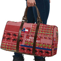 Texas Map Merry Christmas Travel Bag Xmas Holiday Patterns - Wonder Print Shop