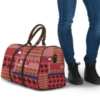 Texas Map Merry Christmas Travel Bag Xmas Holiday Patterns - Wonder Print Shop