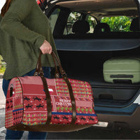 Texas Map Merry Christmas Travel Bag Xmas Holiday Patterns - Wonder Print Shop