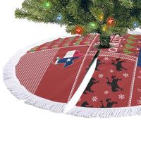 Texas Map Merry Christmas Tree Skirt Xmas Holiday Patterns - Wonder Print Shop