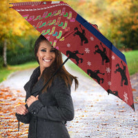 Texas Map Merry Christmas Umbrella Xmas Holiday Patterns - Wonder Print Shop
