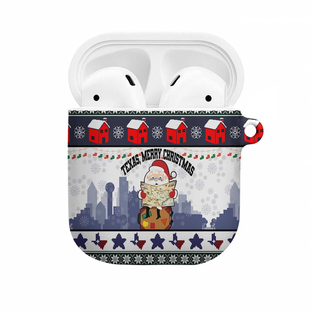 Texas Santa Christmas AirPods Case Xmas Holiday Patterns - Wonder Print Shop