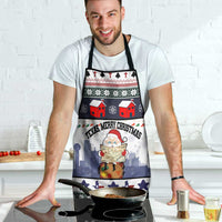 Texas Santa Christmas Apron Xmas Holiday Patterns - Wonder Print Shop