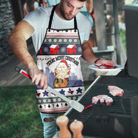 Texas Santa Christmas Apron Xmas Holiday Patterns - Wonder Print Shop