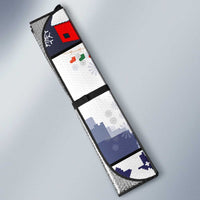 Texas Santa Christmas Auto Sun Shade Xmas Holiday Patterns - Wonder Print Shop