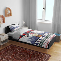 Texas Santa Christmas Bedding Set Xmas Holiday Patterns - Wonder Print Shop