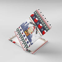 Texas Santa Christmas Canvas Wall Art Xmas Holiday Patterns - Wonder Print Shop