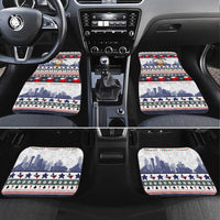 Texas Santa Christmas Car Mats Xmas Holiday Patterns - Wonder Print Shop