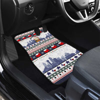 Texas Santa Christmas Car Mats Xmas Holiday Patterns - Wonder Print Shop