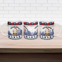 Texas Santa Christmas Ceramic Mug Xmas Holiday Patterns - Wonder Print Shop
