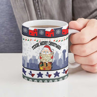 Texas Santa Christmas Ceramic Mug Xmas Holiday Patterns - Wonder Print Shop