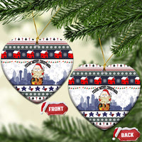 Texas Santa Christmas Ceramic Ornament Xmas Holiday Patterns - Wonder Print Shop