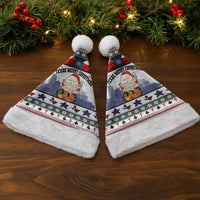 Texas Santa Christmas Santa Hat Xmas Holiday Patterns - Wonder Print Shop
