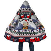 Texas Santa Christmas Cloak Xmas Holiday Patterns - Wonder Print Shop