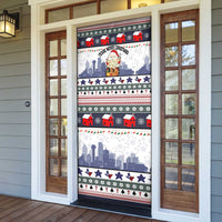 Texas Santa Christmas Door Cover Xmas Holiday Patterns - Wonder Print Shop