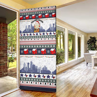 Texas Santa Christmas Door Cover Xmas Holiday Patterns - Wonder Print Shop