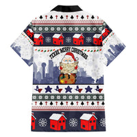 Texas Santa Christmas Family Matching Long Sleeve Bodycon Dress and Hawaiian Shirt Xmas Holiday Patterns - Wonder Print Shop