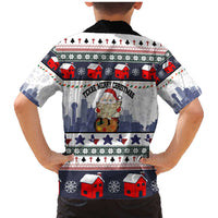 Texas Santa Christmas Family Matching Mermaid Dress and Hawaiian Shirt Xmas Holiday Patterns - Wonder Print Shop