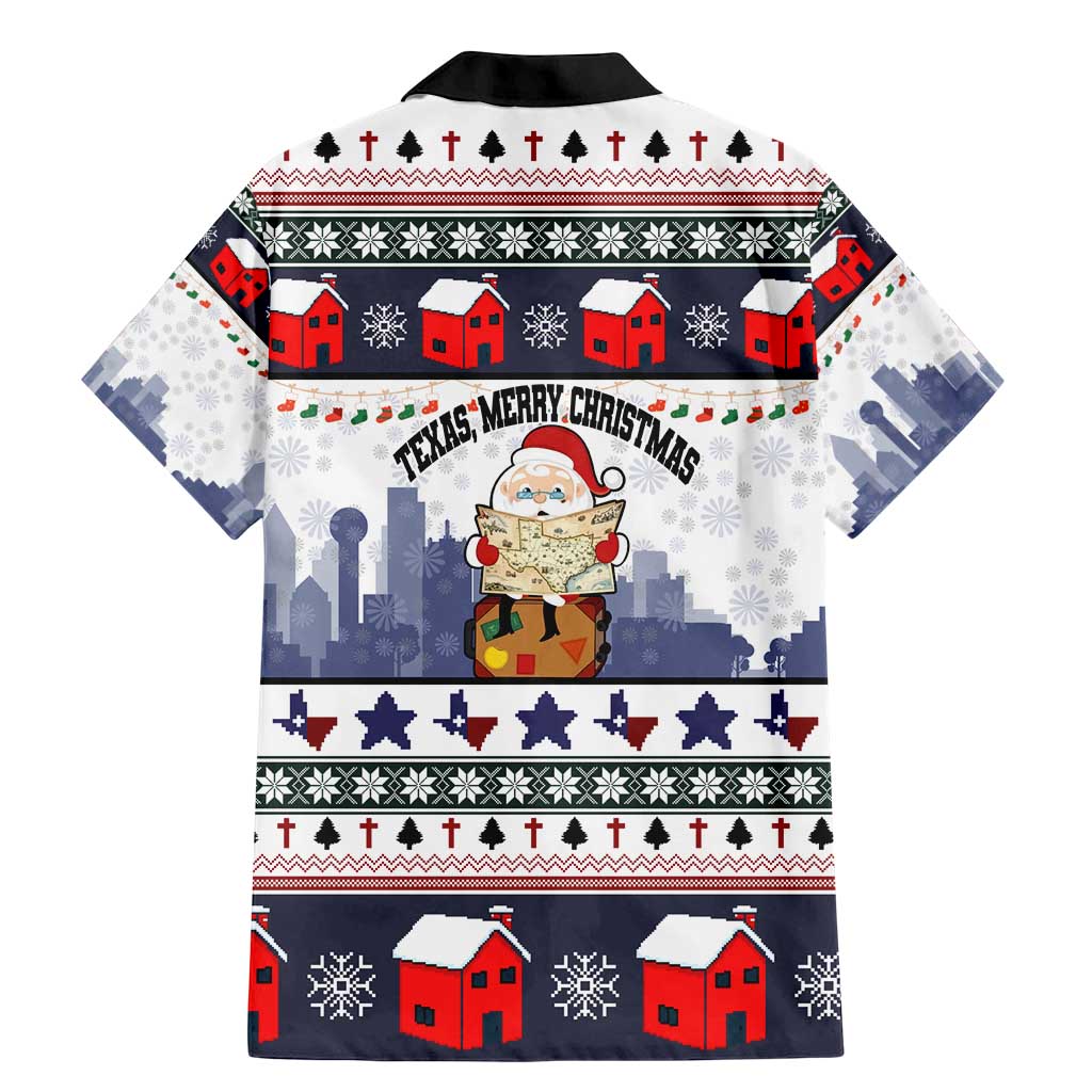 Texas Santa Christmas Family Matching Mermaid Dress and Hawaiian Shirt Xmas Holiday Patterns - Wonder Print Shop