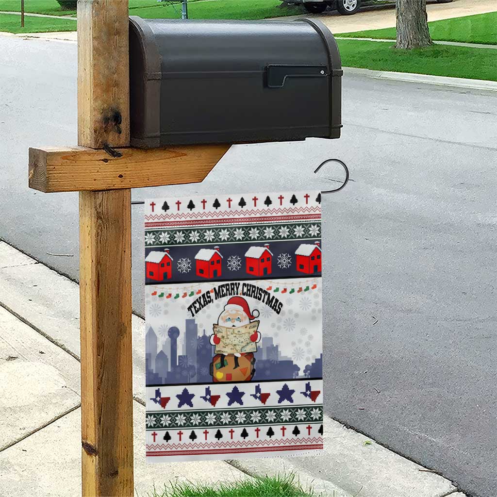Texas Santa Christmas Garden Flag Xmas Holiday Patterns - Wonder Print Shop