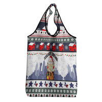 Texas Santa Christmas Grocery Bag Xmas Holiday Patterns - Wonder Print Shop